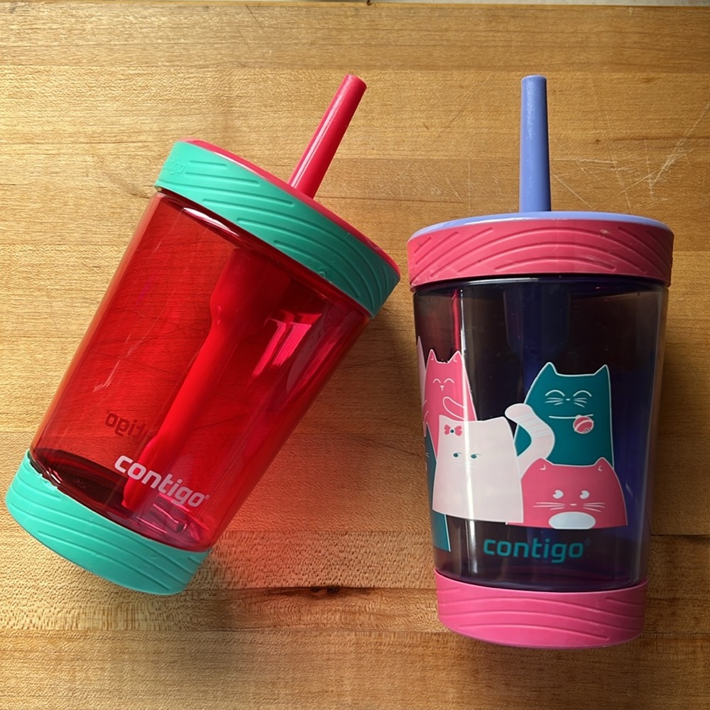 contigo | set of two leak proof straw cups